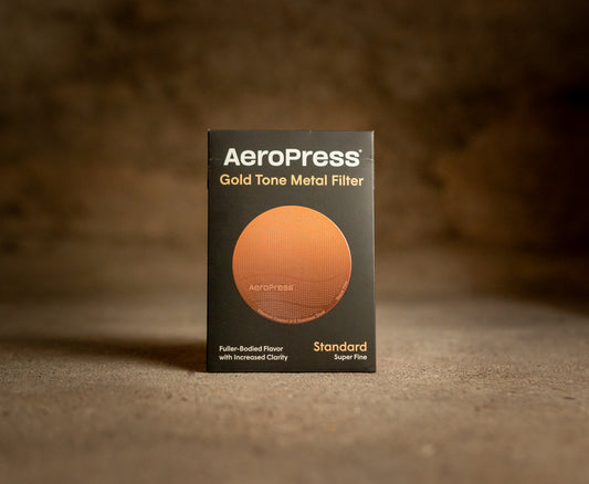 AeroPress Återanvändbart Kaffefilter i Stål – Guld (Standard)